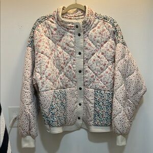 Blank NYC Floral Quilted Women's Jacket